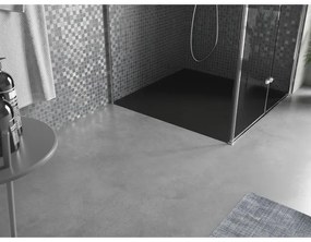 Mexen Amon, SMC štvorcová sprchová vanička 100 x 100 cm, čierna, 4F701010