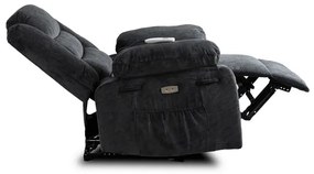 Masážne kreslo AMADEO čiernosive