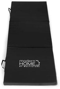 Gymnastický matrac čierny 182 x 60 cm