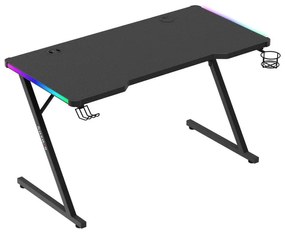 Huzaro Herný stôl Hero 2.5 s LED osvetlením - černá