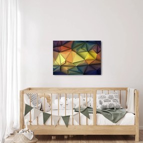 Obraz - Polygonálna 3D abstrakcia (70x50 cm)