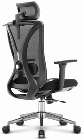 Kvalitná ergonomická kancelárska stolička HC-1054 - čierna