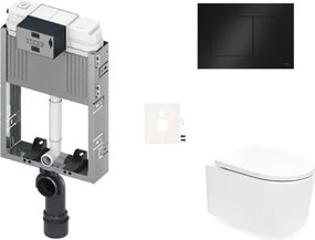 Závesný wc set na zamurovanie SAT SIKOTZREX67BL