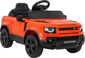Elektrické autíčko Land Rover Defender oranžové