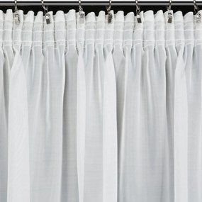 ZÁCLONA NA PÁSKE LUCY 350X150 CM BIELA