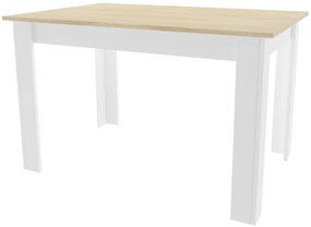 Stôl NP Dub Sonoma/biely