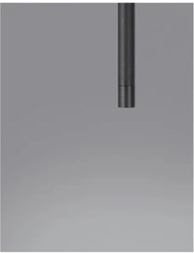 LED luster Elettra 15 čierne