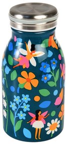 Modrá detská fľaša z nehrdzavejúcej ocele 250 ml Fairies in the Garden – Rex London