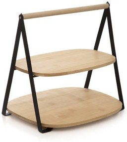 Dvojposchodový podnos BAMBOU bambusový 893785