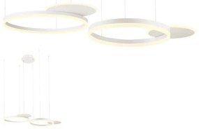 Redo 01-2608 - stmievateľný LED luster na lanku SIGUA LED/114W/230V CRI 90 biela