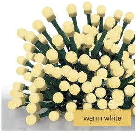 LED vianočný reťaz 300xLED/230V/8 funkcií 35m IP44 teplá biela