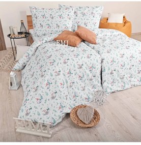 Vianočné bavlnené obliečky Elfie EMI, Štandardný set jednolôžko obsahuje 1x 140x200 + 1x 70x90