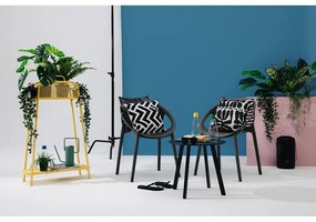 Sivá stohovateľná záhradná stolička Bonami Essentials Joanna