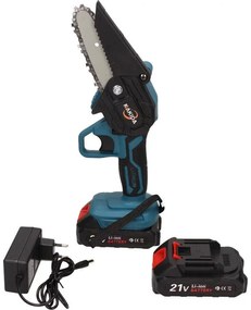 Nakida Akumulátorová ručná mini pílka NAKIDA HT-5719 + 2x batéria 21 V + 127 mm + 185 mm lišta + 2 reťaze