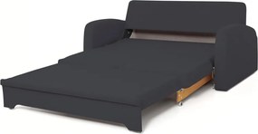 Pohovka s rozkladom Impuls, tmavo šedá látka