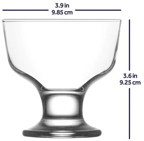 Sklenené misky v súprave 6 ks 0.285 l – Hermia