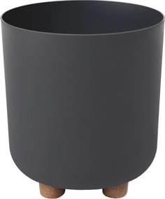 KVETINÁČ SOFIA 190 MM RECYKLOVANÝ ČIERNY*44245