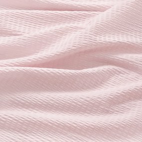 Goldea krepové posteľné obliečky - púdrovo ružové 140 x 200 a 70 x 90 cm