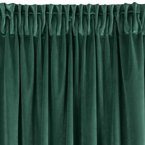 ZATEMŇOVACÍ ZÁVES NA PÁSKE VILLA 140X300 CM TMAVOZELENÁ