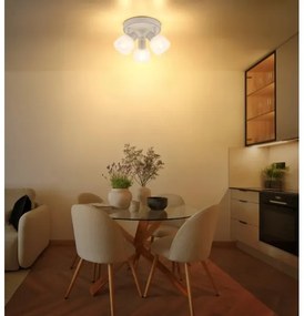 Globo 54317-3 - Bodové svietidlo PLANTA 3xE14/40W/230V