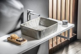 Sapho Sapho, DALMA keramické umývadlo 48x13x38 cm, grigio, MM513