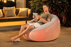 Nafukovacie kreslo s osvetlením 102 x 97 x 71 cm Bestway 75086