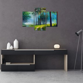 Obraz - Olejomaľba krajiny (90x60 cm)