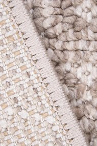 Koberec LENA E100A svetlohnedý / béžový