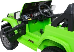 Ramiz Jeep Wrangler Rubicon LIFT elektrické autíčko pre deti zelené