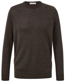 Pulóver z merino vlny, hnedý