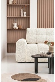 Krémová rozkladacia modulárna rohová pohovka s úložným priestorom (pravý roh) Lulu – Miuform