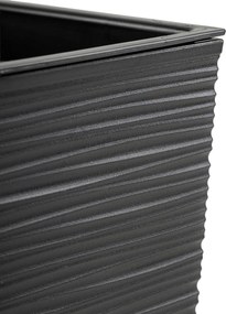 PLASTOVÝ KVETINÁČ BLOOM RIFLO 36X56X20 CM ČIERNA