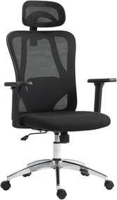 Design-Shop Kancelárska stolička Bryden - Čierna