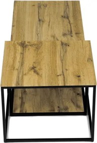 Sada 2 konferenčných stolíkov CT-X7123 OAK