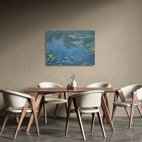 Sklenený obraz - Claude Monet, Water Lilies, reprodukcia (70x50 cm)