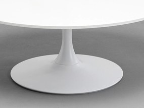 Schickeria konferenčný stolík biely Ø110 cm