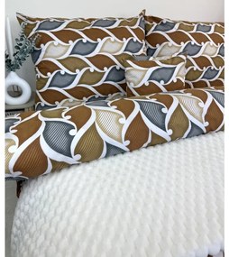 INTERMEDIC SK Posteľná bielizeň WAVES – 100 % bavlna, 140x200 + 70x90 cm, vlnitý vzor