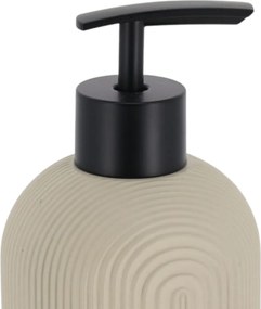 Dávkovač mydla Elya, béžová/s čiernymi prvkami, 400 ml