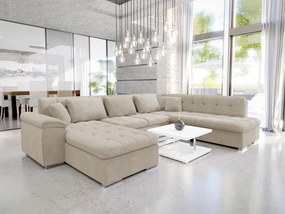 Rohová sedačka Tony s funkciou spania, Dostupné poťahy: Nazar 225.02, Strana: Ľavá - U