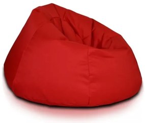Sedací vak guľa Maxi polyester TiaHome - Červená