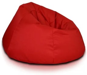 Sedací vak guľa Maxi polyester TiaHome - Červená