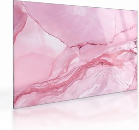 Sklenený obraz - Ružový mramor (70x50 cm)