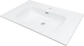 Deante Zápustné keramické umývadlo Tubo 80x46 cm - CTU 6U8W