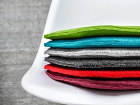 Magma Podložka na sedenie Avaro, 4 kusy (hranatý tvar, sivá)  (100247989)