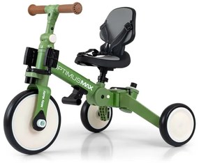 Detská trojkolka Optimus Max 5v1 zelená