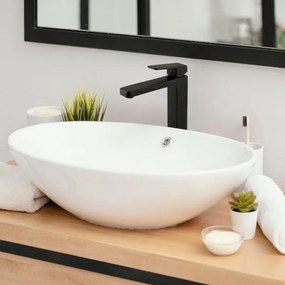 Erga Sara, vysoká umývadlová batéria h-290, čierna matná, ERG-YKA-BU.SARA36-BLK