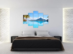Obraz - Palmy a pláže (150x105 cm)