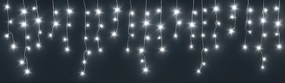 Vianočné svetielka LED záclona FLASH studená biela 1000 LED