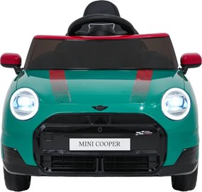 Elektrické autíčko Mini Cooper zelené