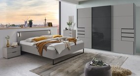 Set nočných stolíkov (2 ks) Tilburg, šedá sahara